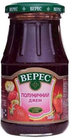 Veres Erdbeerkonfitüre, 385 g
