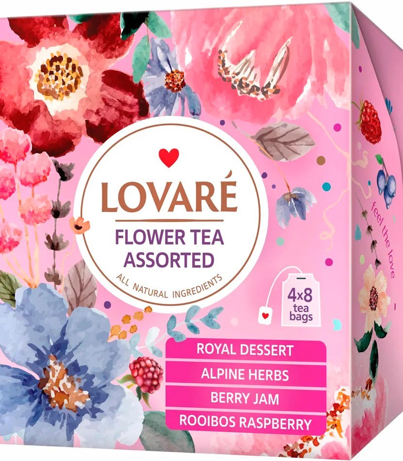 Lovare »Blütentee-Sortiment«, 32×1,5 g