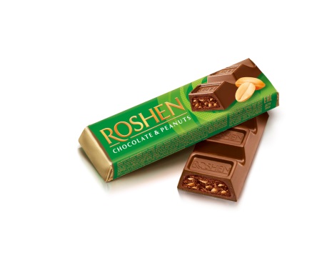 Roshen Schokoriegel mit Erdnuss, 38 g