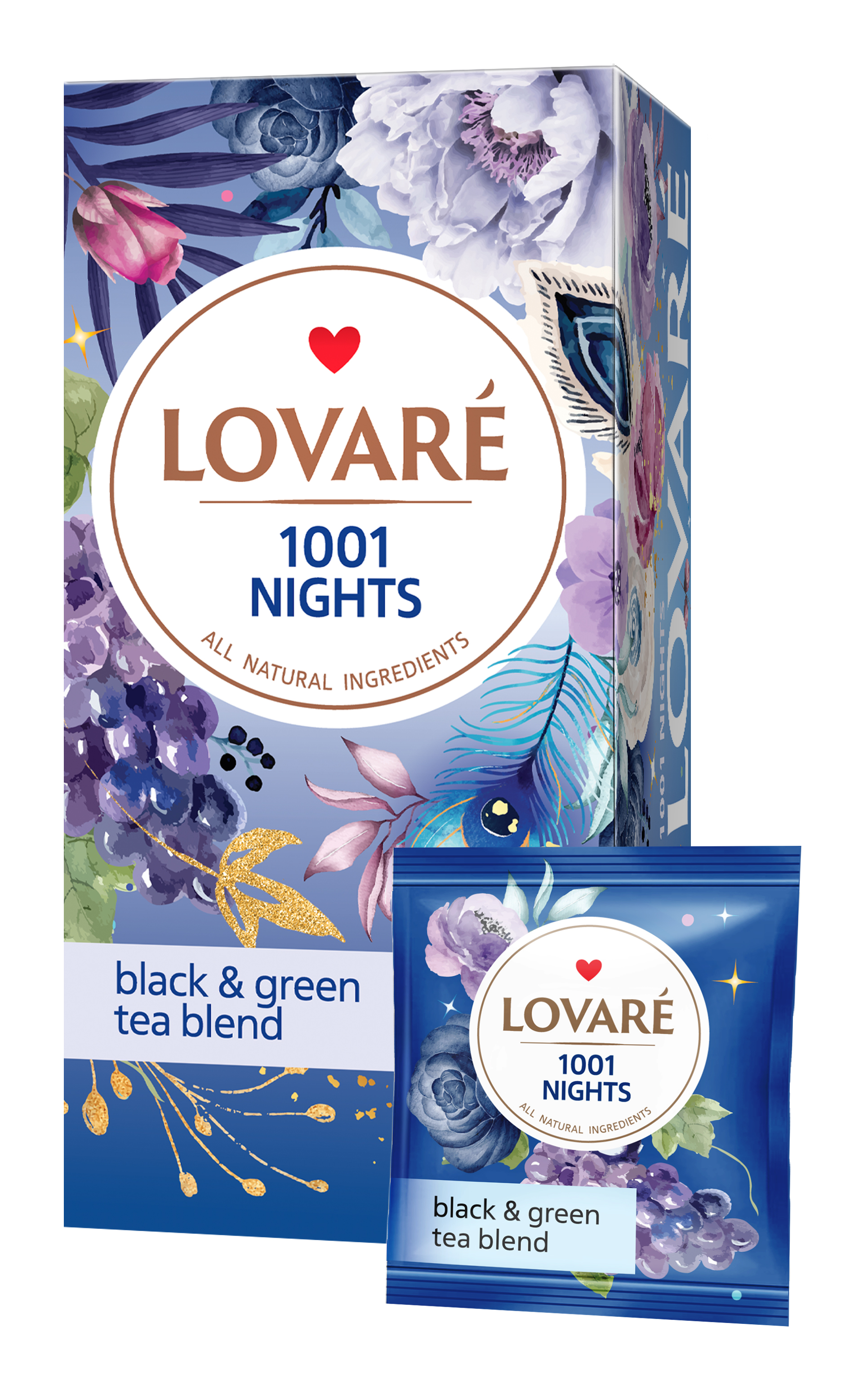 Lovare Schwarztee »1001 Nacht«, 24×2 g