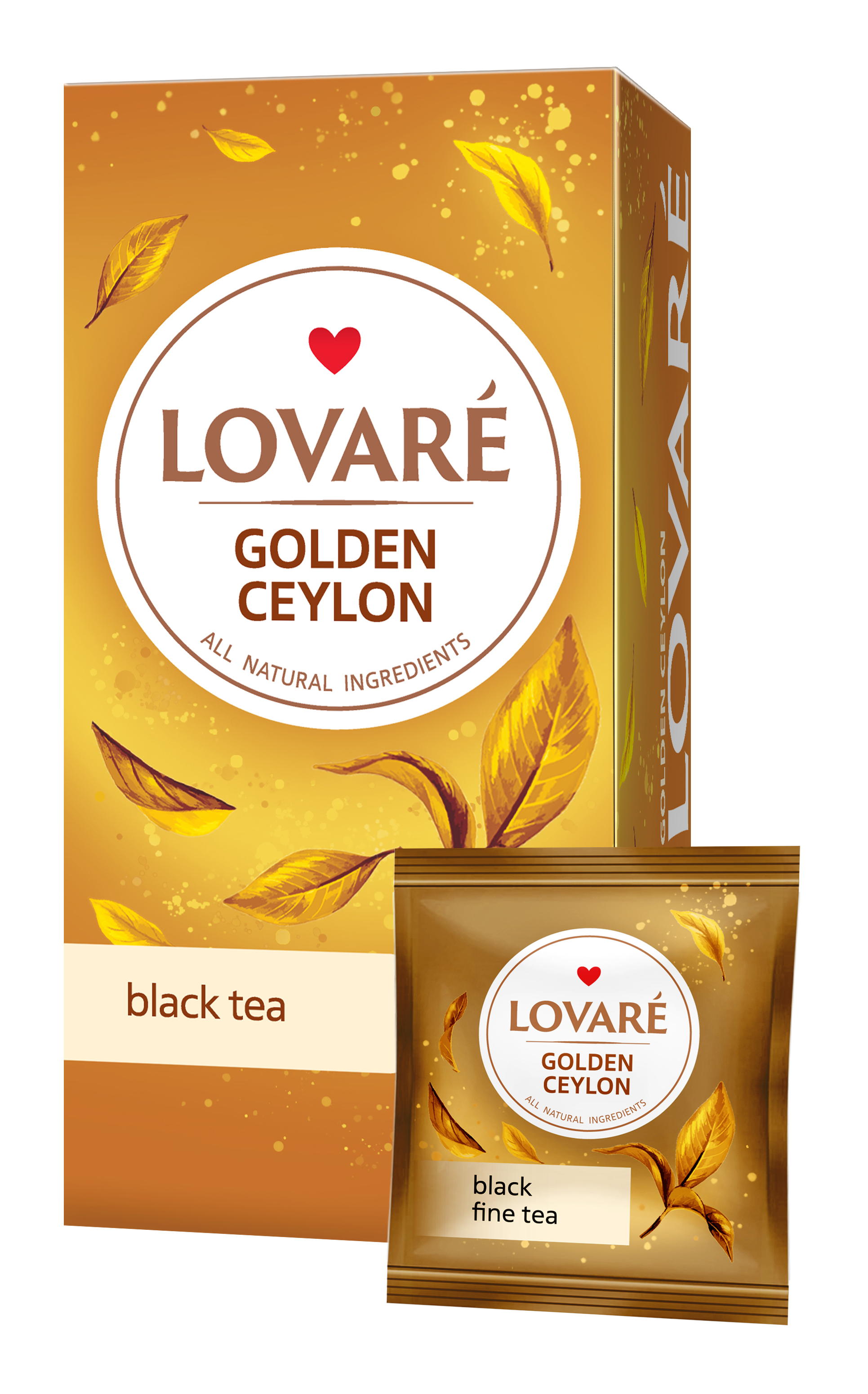 Lovare Schwarztee »Golden Ceylon«, 24×2 g